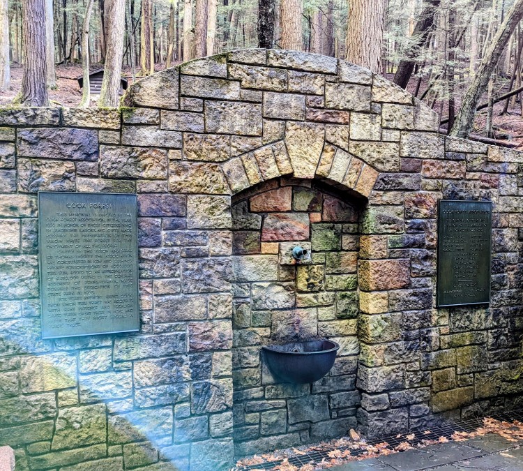 Memorial Fountain at Cook Forest State Park (Cooksburg,&nbspPA)